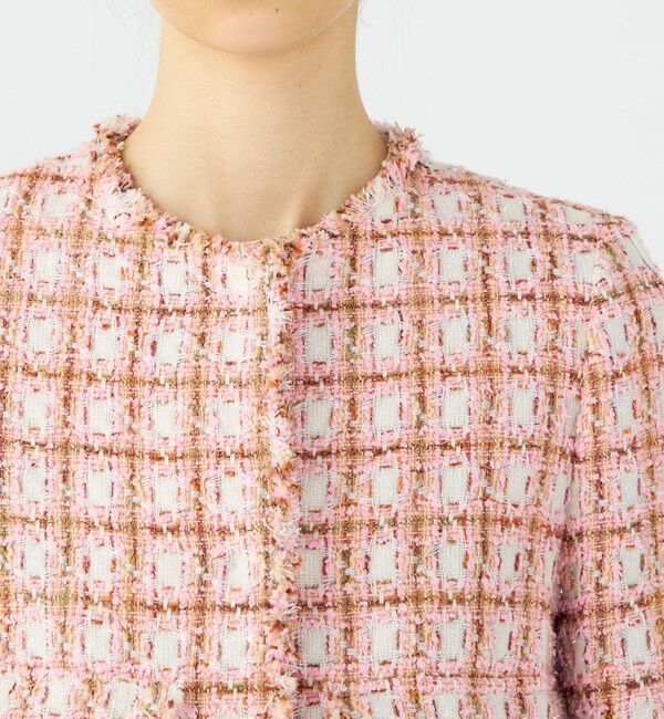 Ballsey「Parfait クルーネックジャケット」|ノーカラージャケット|