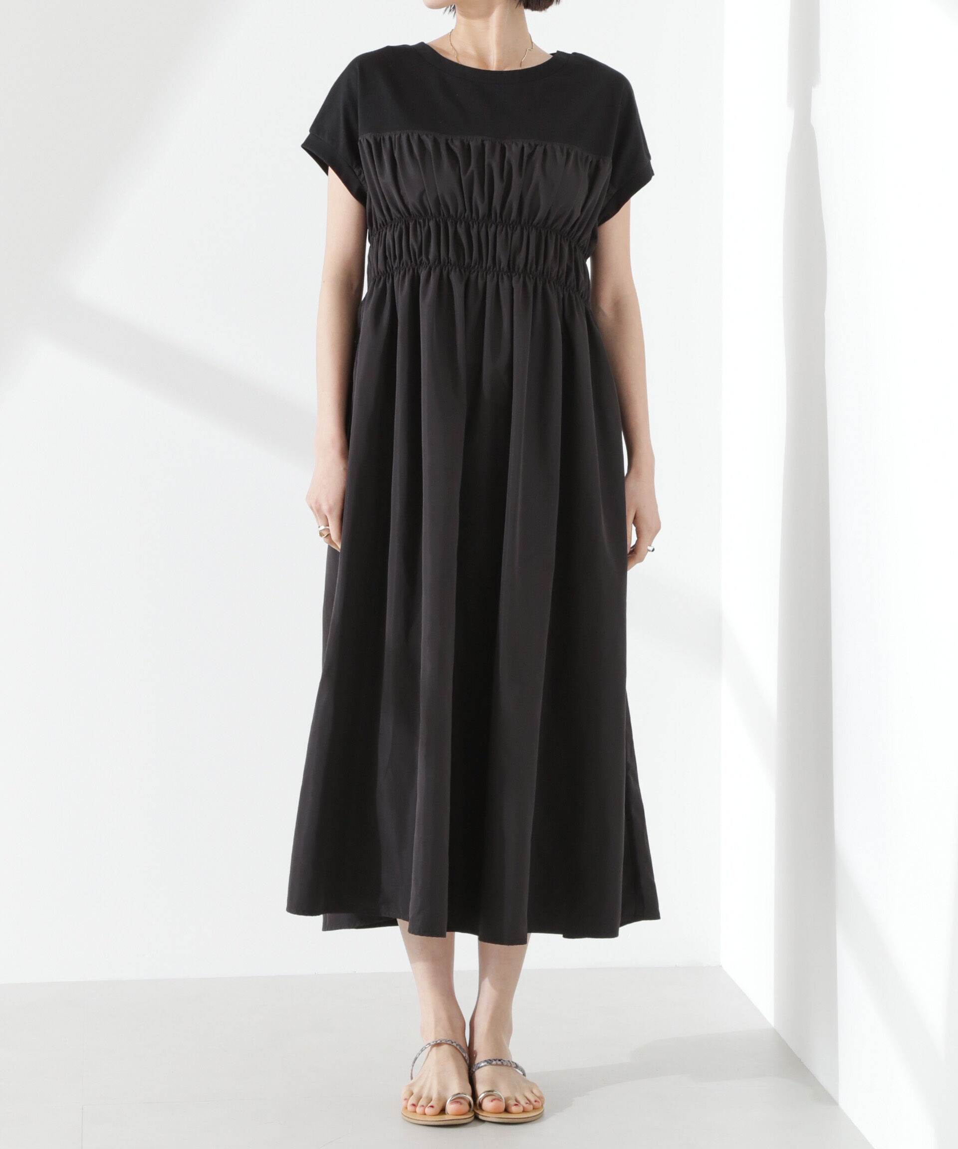 nano･universe「フロントシャーリングドッキングワンピース」|ワンピース|