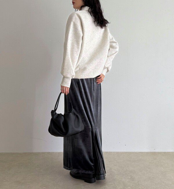 fredy emue「FR刺繍衿付き起毛スウェットプルオーバー」|スウェット・ジャージ|