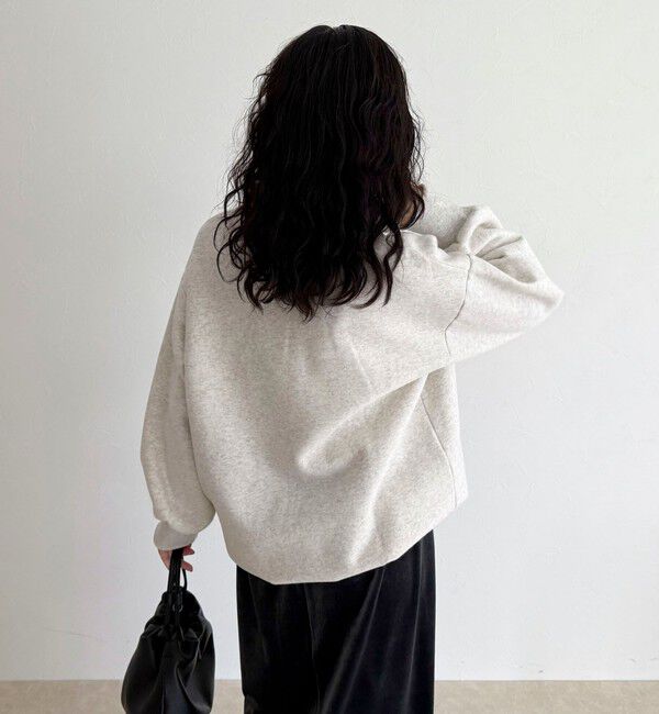 fredy emue「FR刺繍衿付き起毛スウェットプルオーバー」|スウェット・ジャージ|