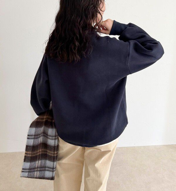 fredy emue「FR刺繍衿付き起毛スウェットプルオーバー」|スウェット・ジャージ|