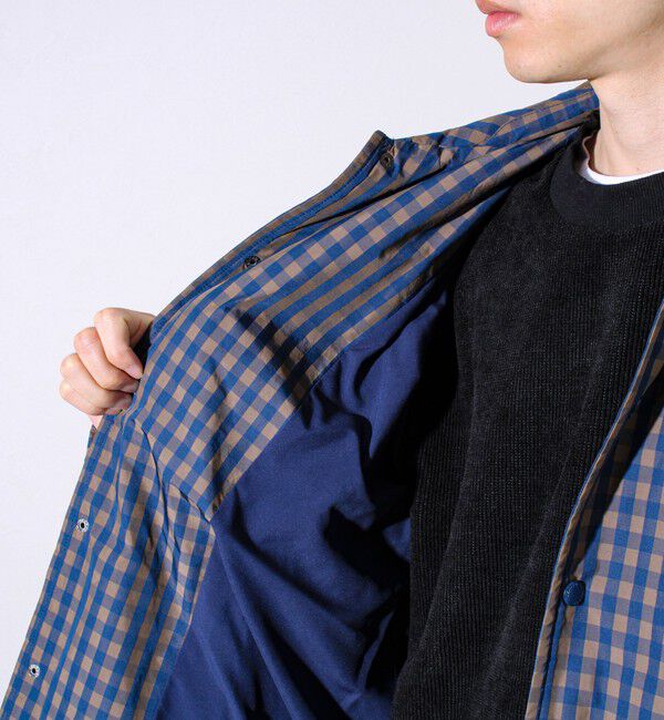 GLOSTER「【GEVACO/ゲバコ】中綿ステンカラーロングコート」|ステンカラーコート|