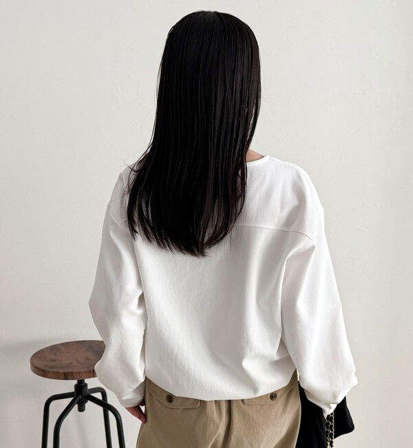 fredy emue「【セットアップ対応】パウダリーツイルコクーンブラウス」|シャツ・ブラウス|