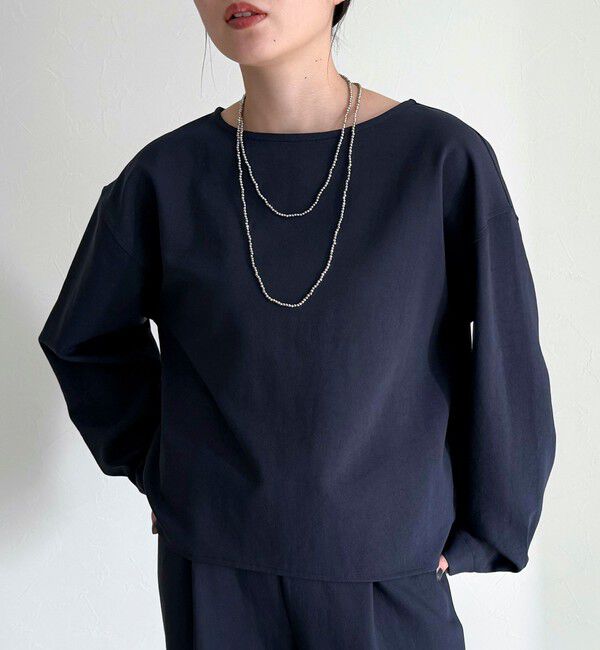 fredy emue「【セットアップ対応】パウダリーツイルコクーンブラウス」|シャツ・ブラウス|