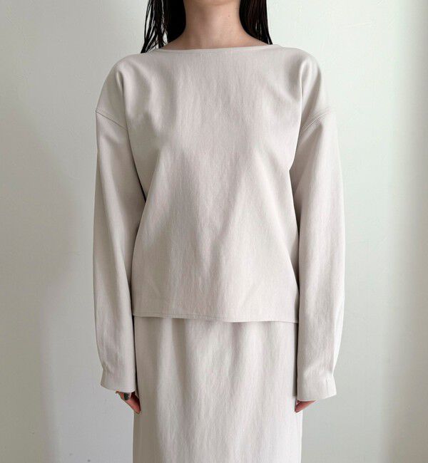 fredy emue「【セットアップ対応】パウダリーツイルコクーンブラウス」|シャツ・ブラウス|