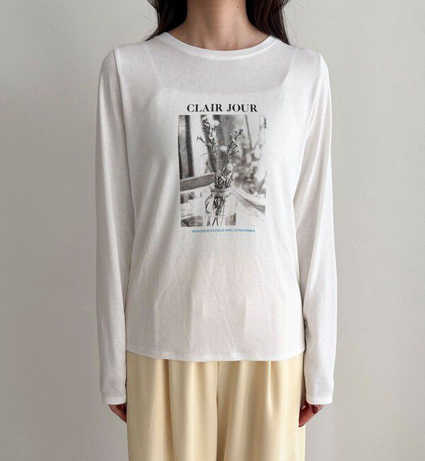 fredy emue「シアーphotoロンTシャツ」|Tシャツ・カットソー|