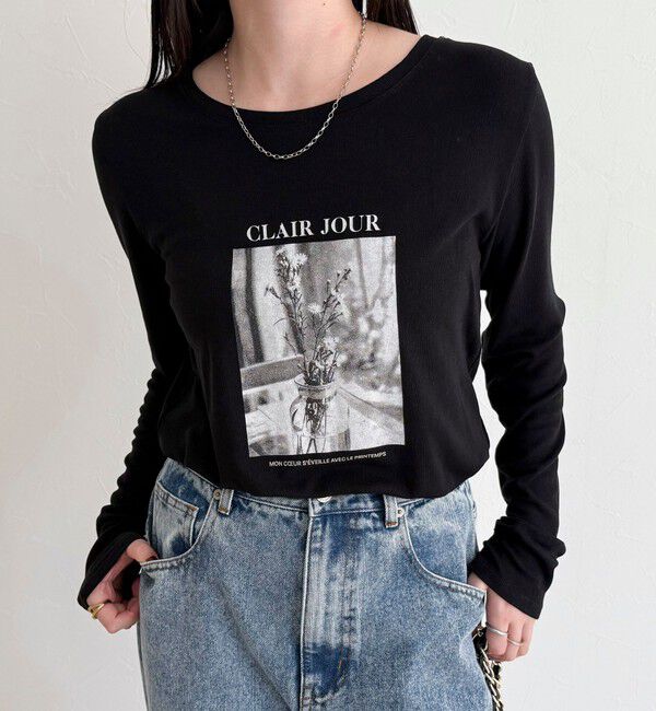 fredy emue「シアーphotoロンTシャツ」|Tシャツ・カットソー|