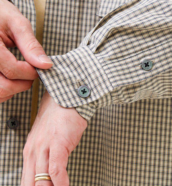 GLOSTER「【ギアディテール】チェック フィッシングシャツ」|シャツ・ブラウス|