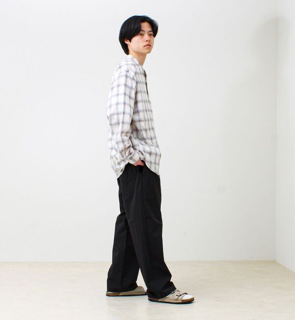 GLOSTER「【色で選べる/ユニセックス対応】GOODNESS イージーパンツ」|チノ|