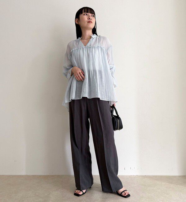 fredy emue「接触冷感イージースラックス」|スラックス|