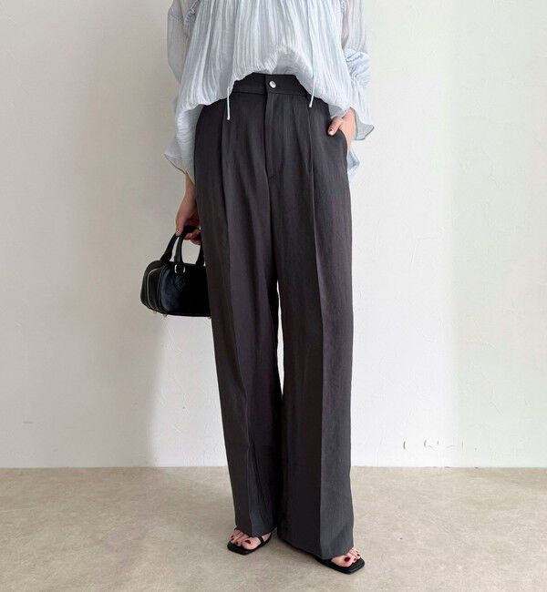 fredy emue「接触冷感イージースラックス」|スラックス|