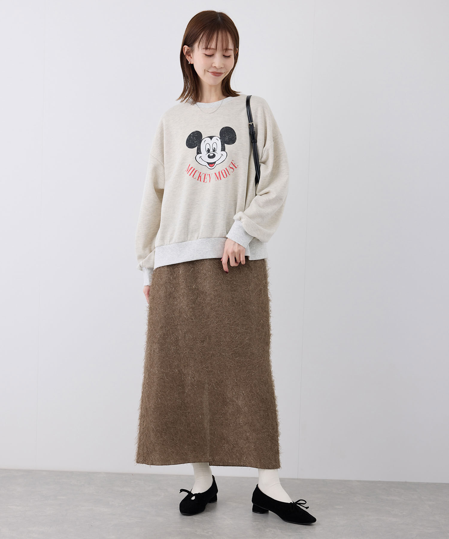 Rope&rsquo;Picnic「フェザーラメアイラインロングスカート」|スカート|