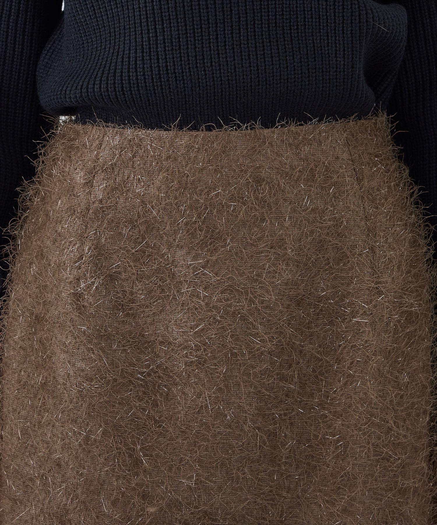 Rope&rsquo;Picnic「フェザーラメアイラインロングスカート」|スカート|