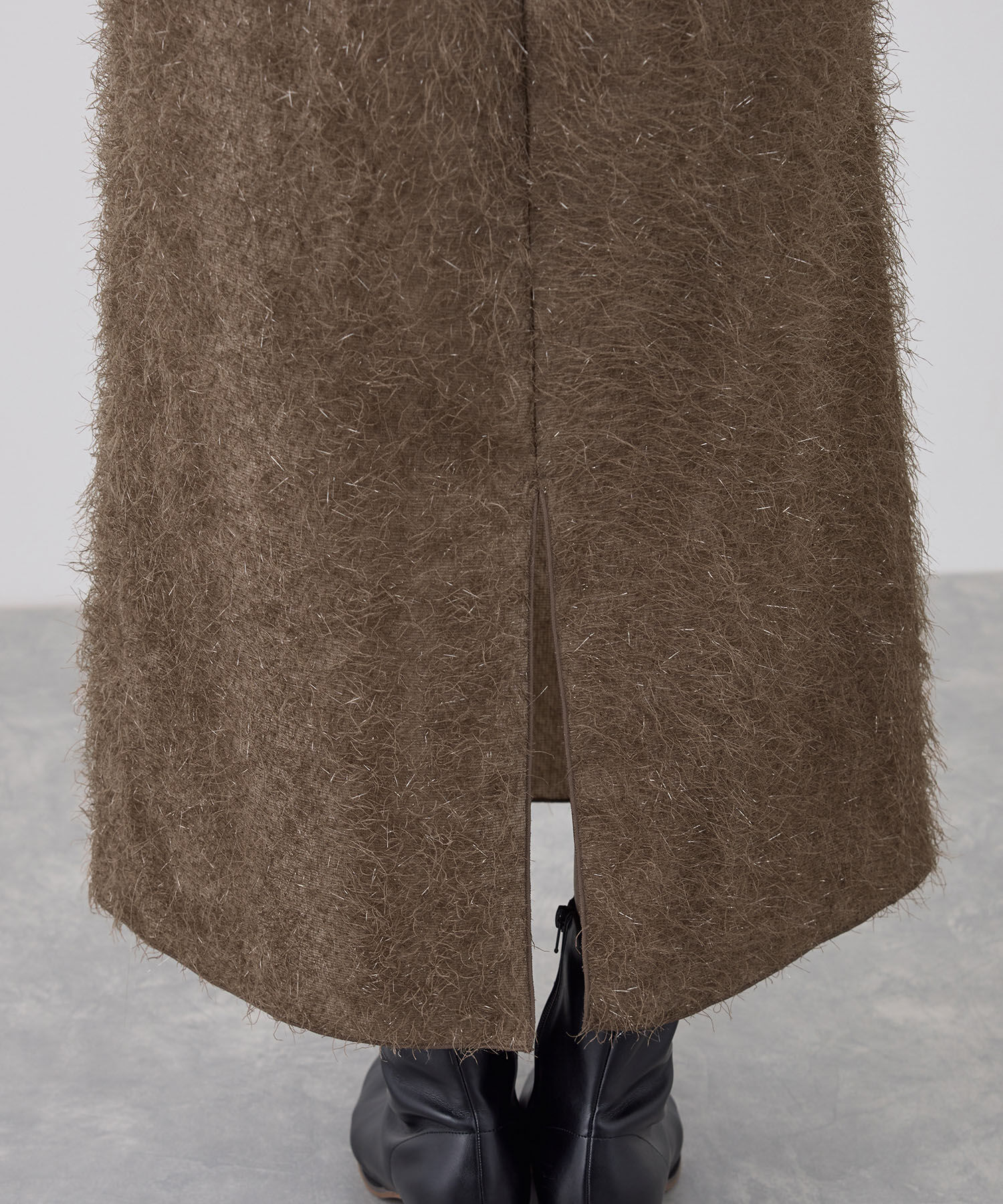 Rope&rsquo;Picnic「フェザーラメアイラインロングスカート」|スカート|