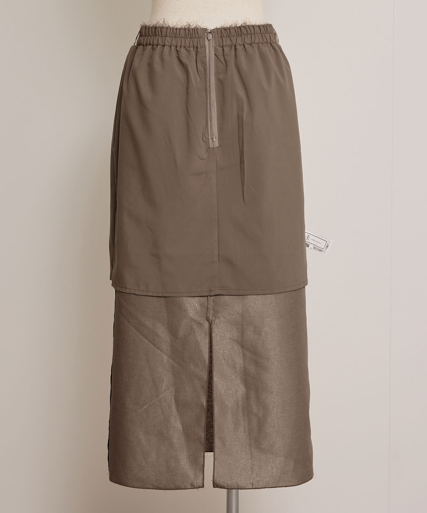 Rope&rsquo;Picnic「フェザーラメアイラインロングスカート」|スカート|