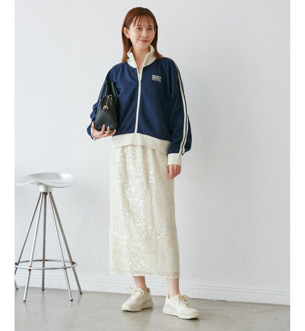 Rope&rsquo;Picnic「スパンコールアイラインスカート」|スカート|