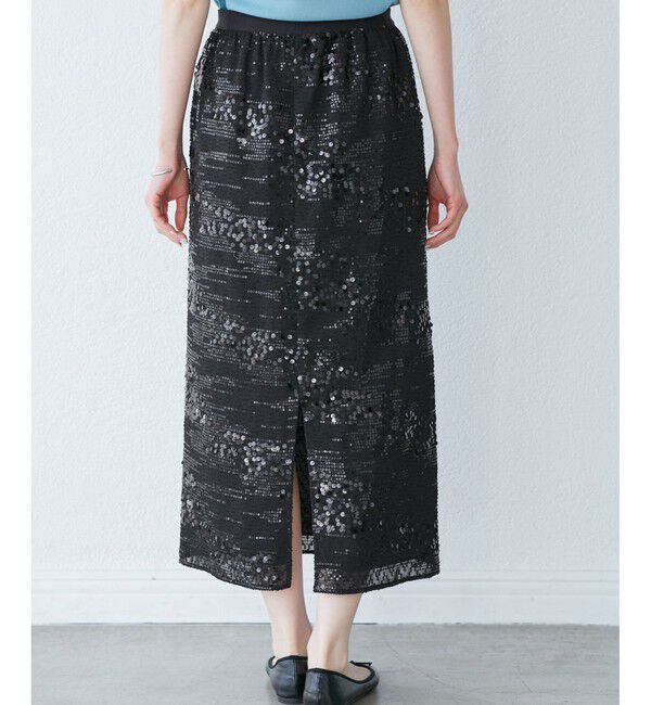 Rope&rsquo;Picnic「スパンコールアイラインスカート」|スカート|