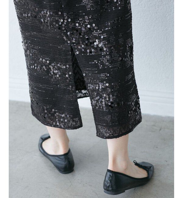 Rope&rsquo;Picnic「スパンコールアイラインスカート」|スカート|