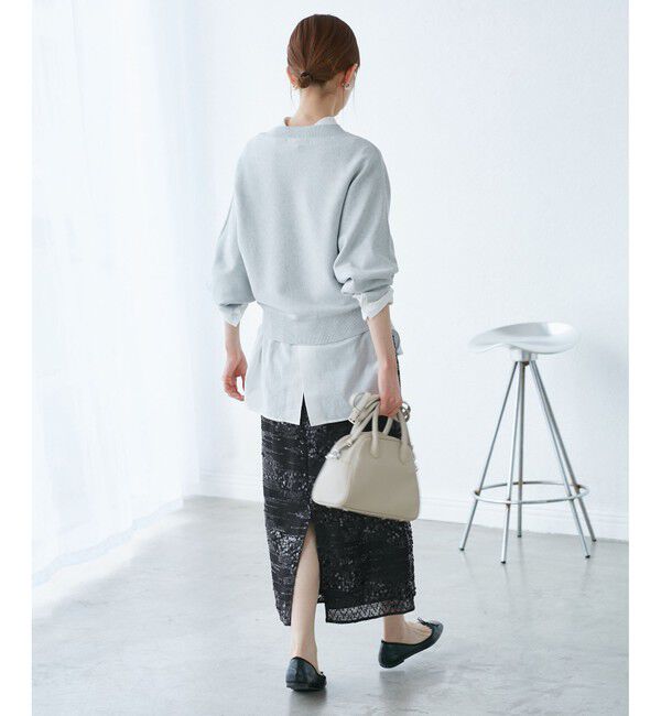 Rope&rsquo;Picnic「スパンコールアイラインスカート」|スカート|