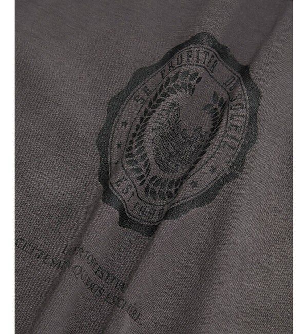 Rope&rsquo;Picnic「袖フリルカレッジロゴTシャツ」|Tシャツ・カットソー|