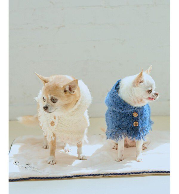 ROPE PICNIC PASSAGE「【DOG】ニットポンチョ」|その他|