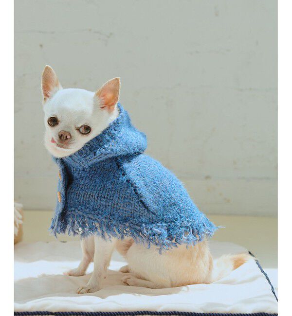 ROPE PICNIC PASSAGE「【DOG】ニットポンチョ」|その他|