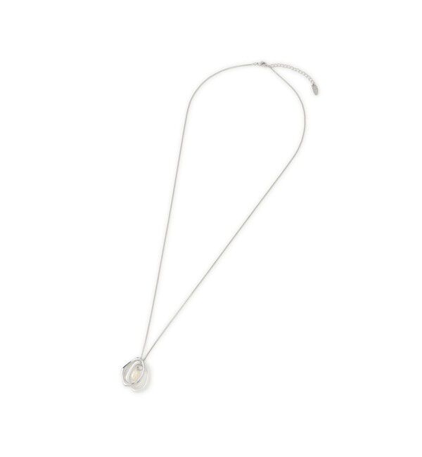 ROPE PICNIC PASSAGE「コンビメタル&times;パールトップペンダント」|ネックレス|