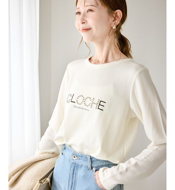 Rope&rsquo;Picnic「【emur/エミュール】サーモジャージロゴプルオーバー」|Tシャツ・カットソー|