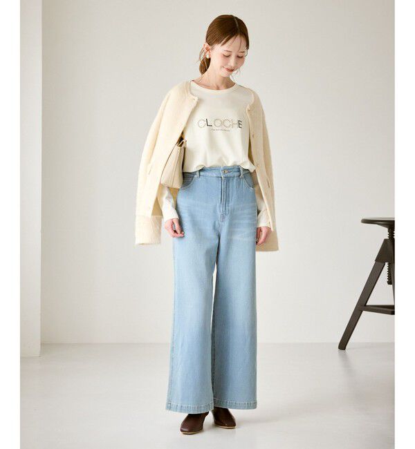 Rope&rsquo;Picnic「【emur/エミュール】サーモジャージロゴプルオーバー」|Tシャツ・カットソー|