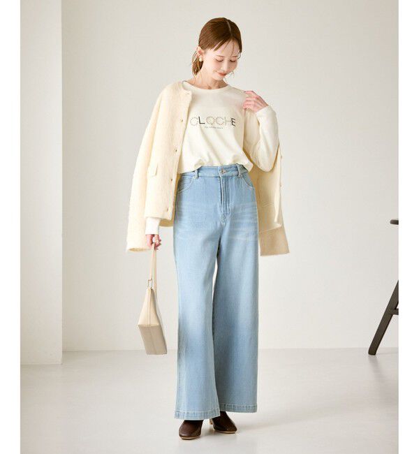 Rope&rsquo;Picnic「【emur/エミュール】サーモジャージロゴプルオーバー」|Tシャツ・カットソー|