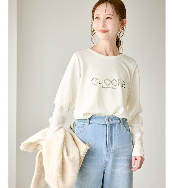 Rope&rsquo;Picnic「【emur/エミュール】サーモジャージロゴプルオーバー」|Tシャツ・カットソー|