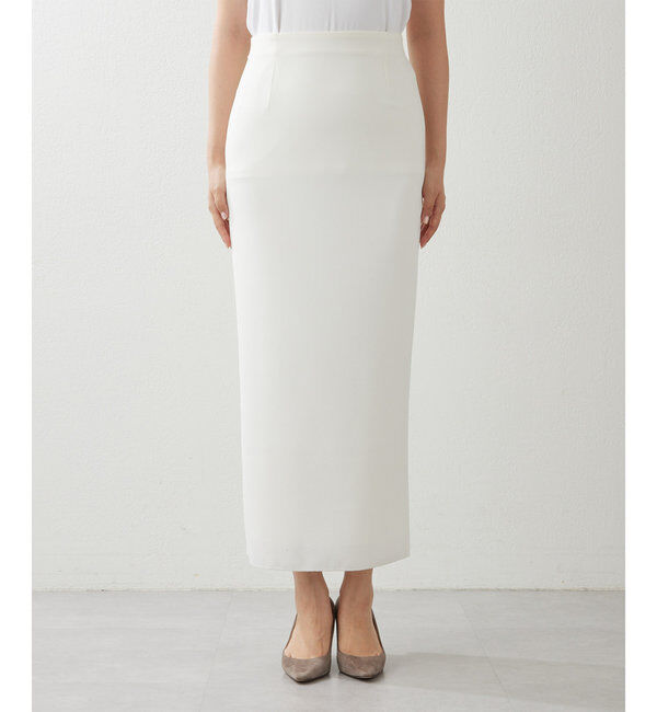  「ジャージーIラインロングスカート」|スカート|