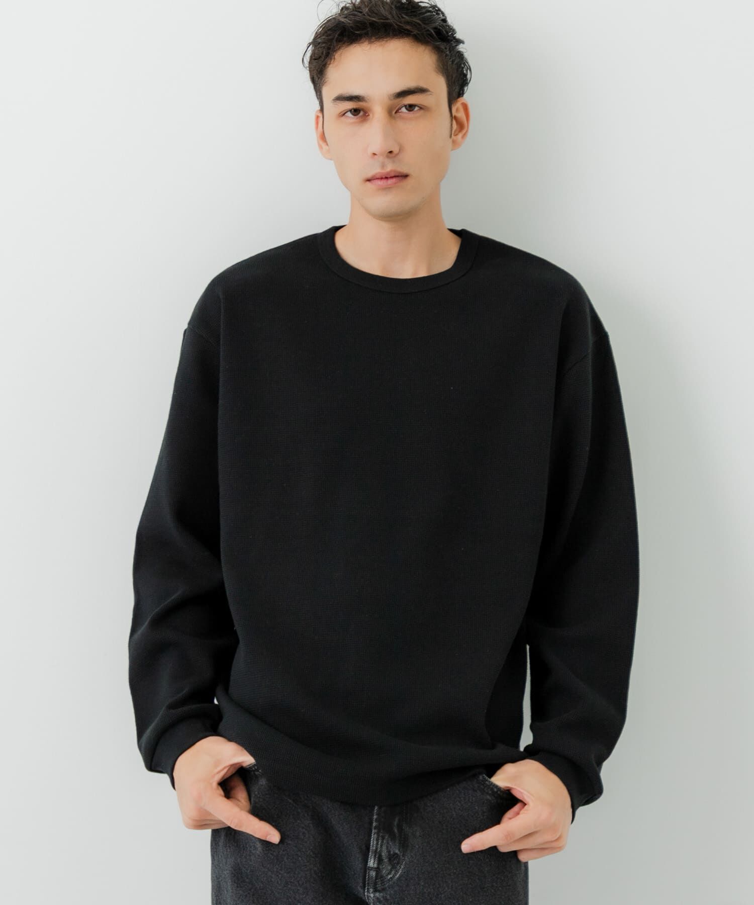 URBAN RESEARCH「度詰めワッフルロングスリーブ」|Tシャツ・カットソー|