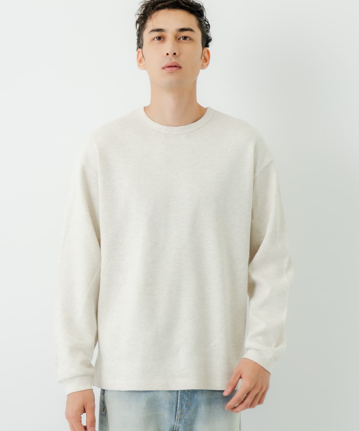 URBAN RESEARCH「度詰めワッフルロングスリーブ」|Tシャツ・カットソー|