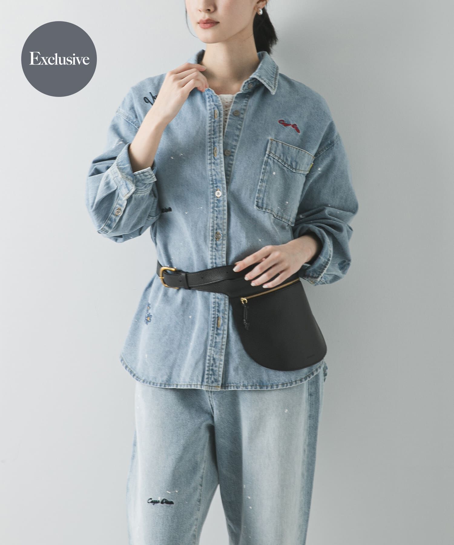 URBAN RESEARCH「『別注』PICCADILLY&times;URBAN RESEARCH　刺繍デニムシャツ」|シャツ・ブラウス|