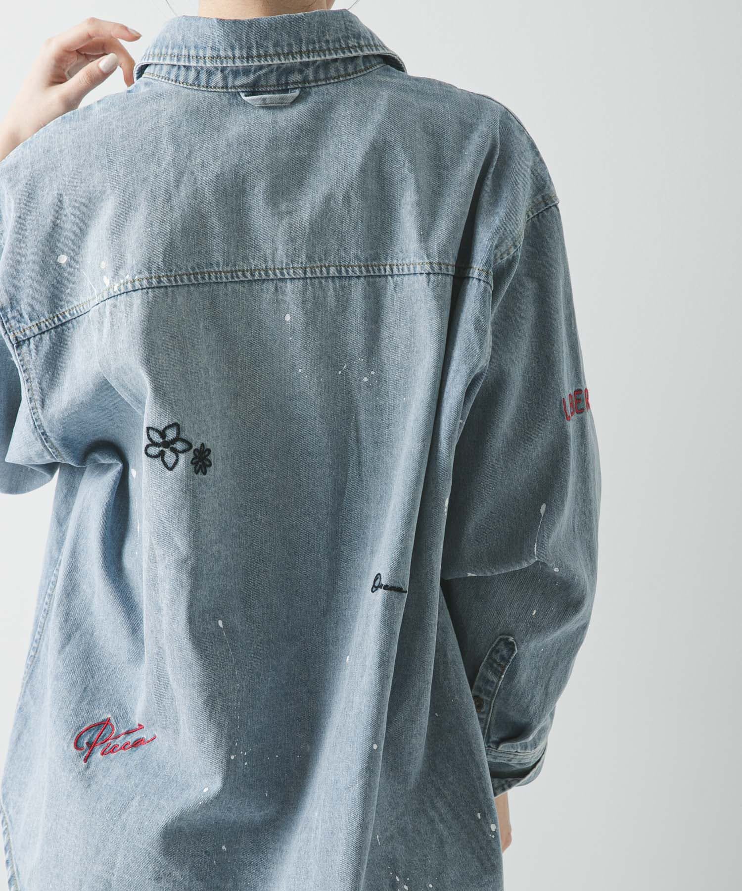 URBAN RESEARCH「『別注』PICCADILLY&times;URBAN RESEARCH　刺繍デニムシャツ」|シャツ・ブラウス|