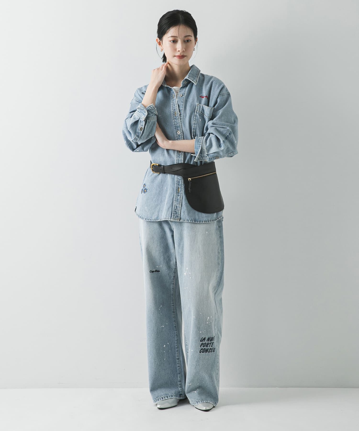 URBAN RESEARCH「『別注』PICCADILLY&times;URBAN RESEARCH　刺繍デニムパンツ」|デニム|