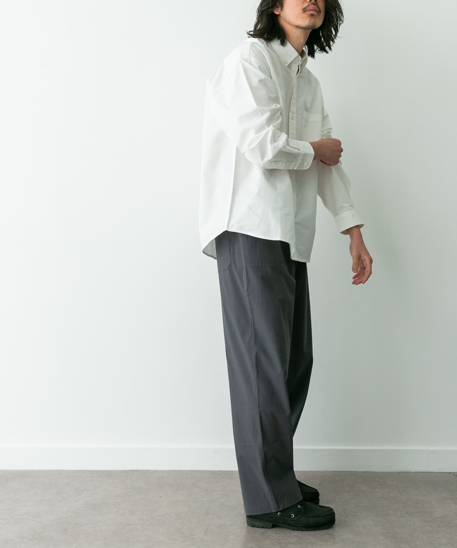 Sonny Label 「抗菌オックスボタンダウンオーバーシャツ」|シャツ・ブラウス|