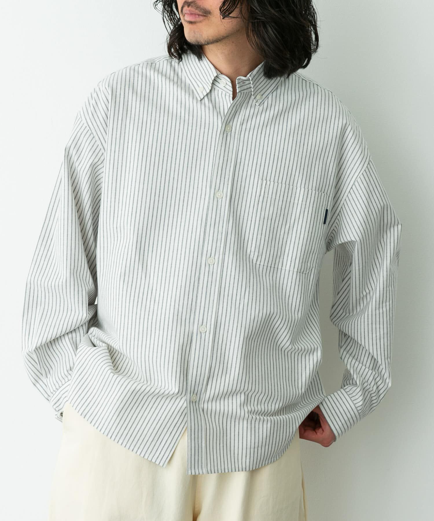 Sonny Label 「抗菌オックスボタンダウンオーバーシャツ」|シャツ・ブラウス|