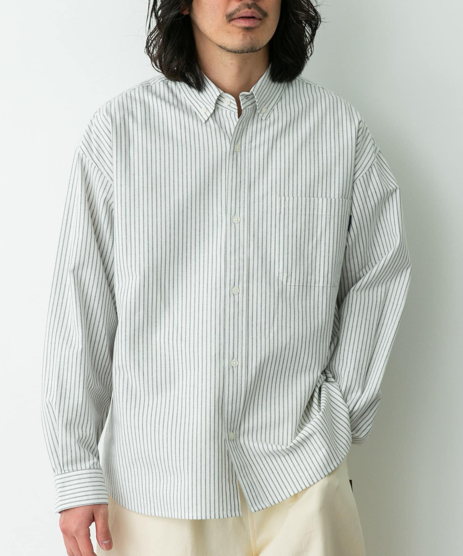 Sonny Label 「抗菌オックスボタンダウンオーバーシャツ」|シャツ・ブラウス|