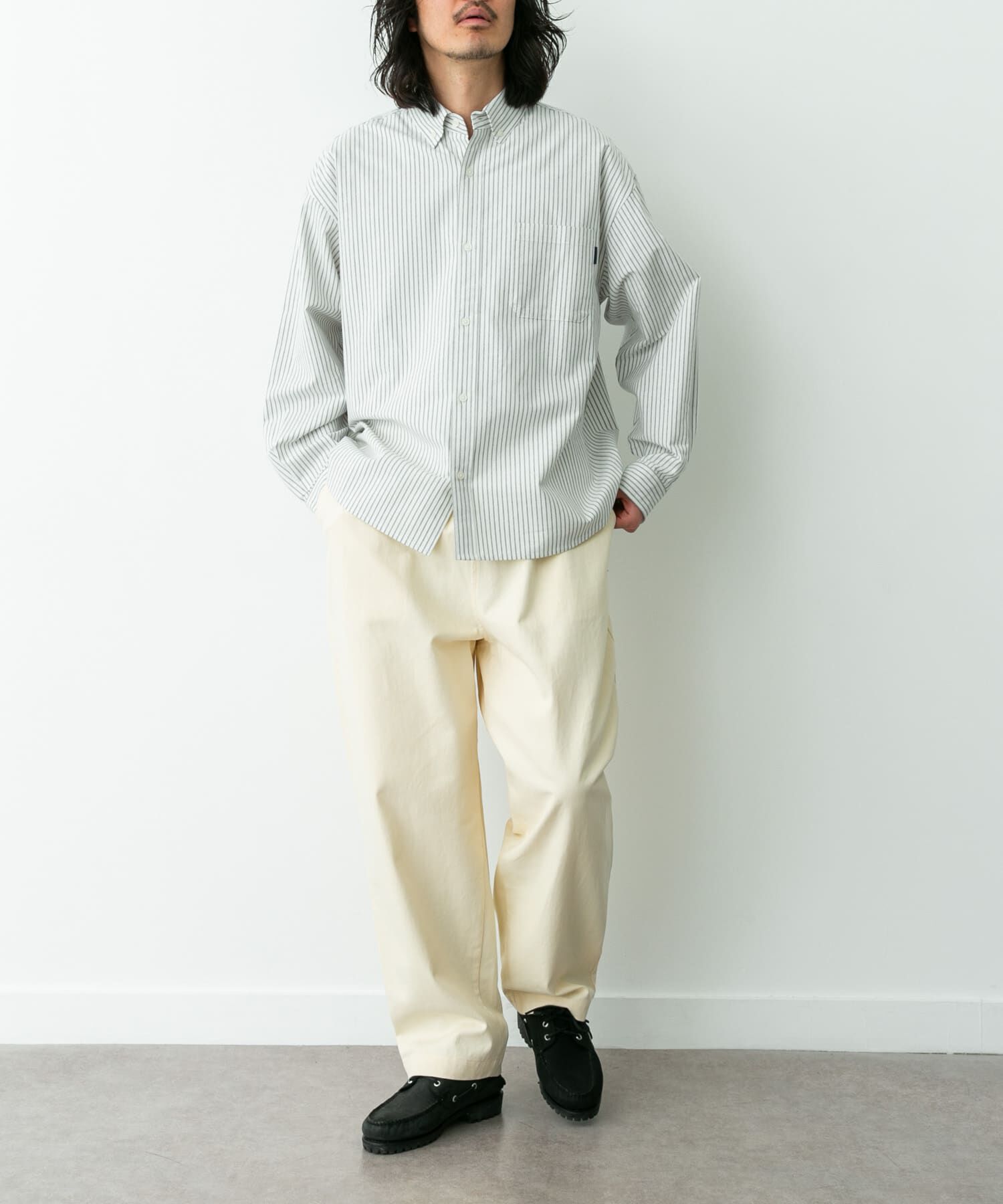 Sonny Label 「抗菌オックスボタンダウンオーバーシャツ」|シャツ・ブラウス|