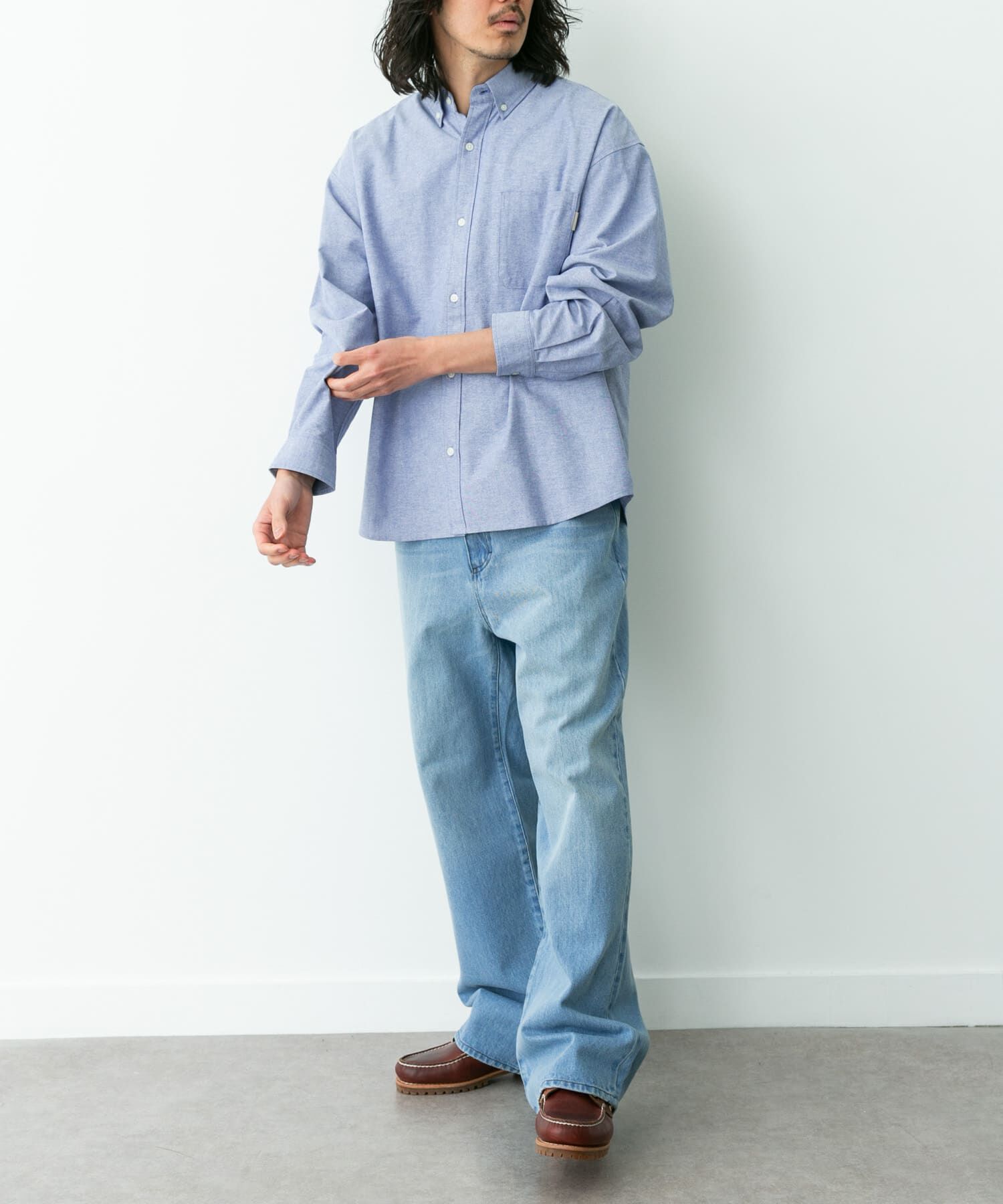 Sonny Label 「抗菌オックスボタンダウンオーバーシャツ」|シャツ・ブラウス|