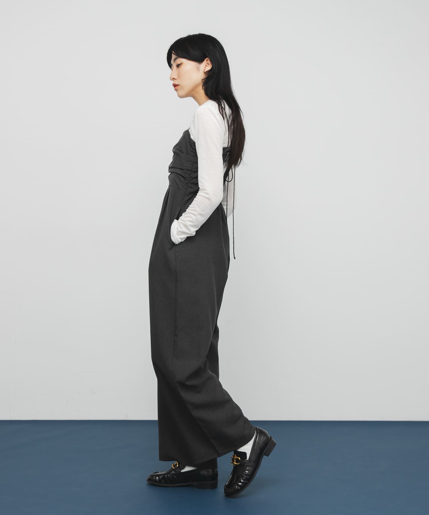  「バックオープンキャミサロペット」|スカート|