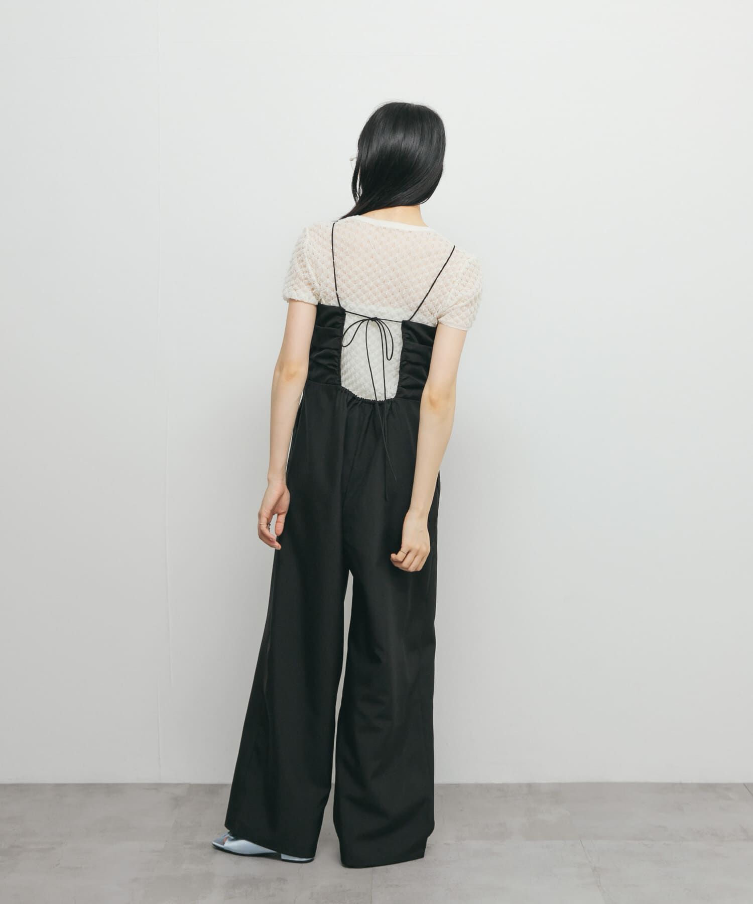  「バックオープンキャミサロペット」|スカート|