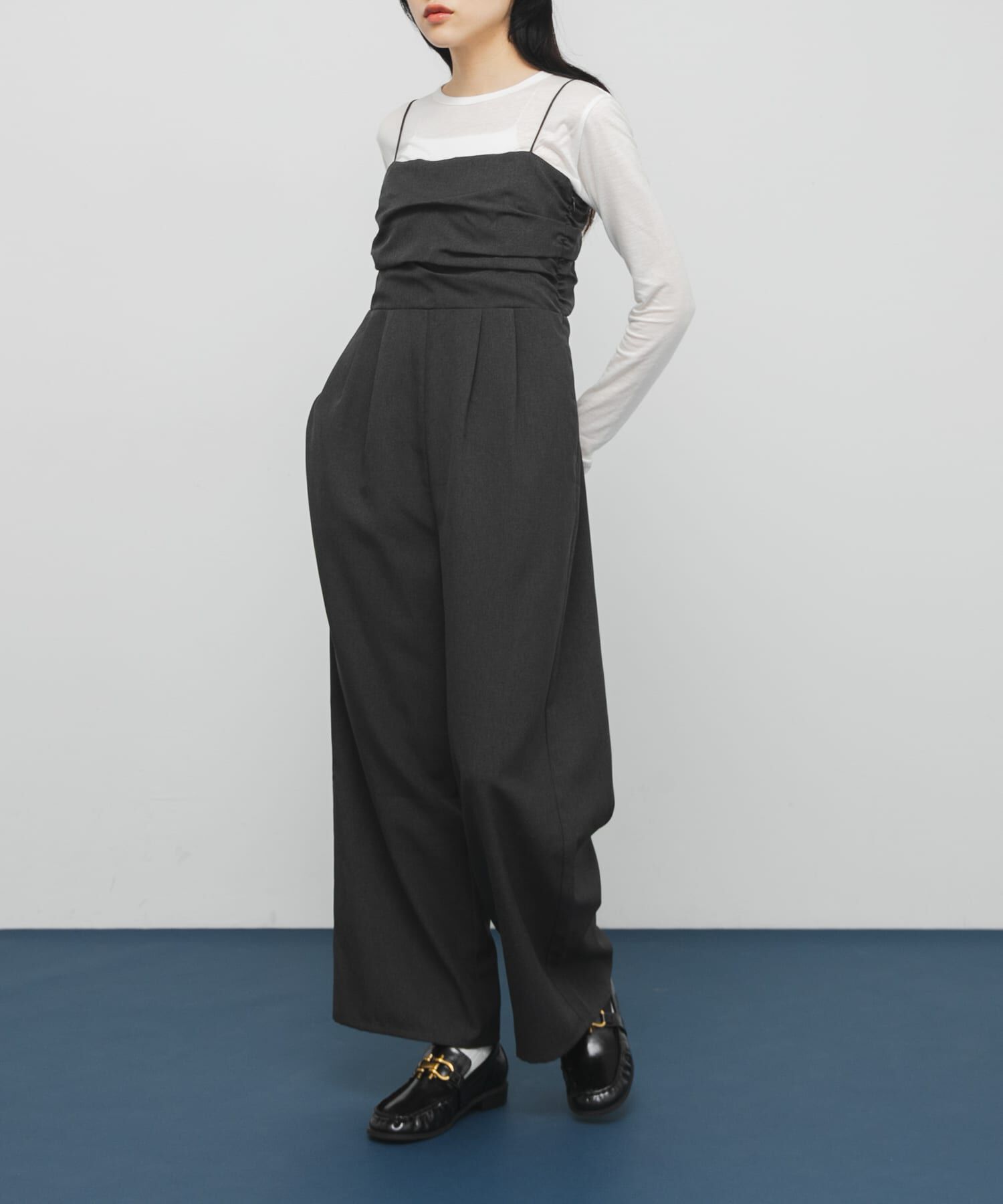  「バックオープンキャミサロペット」|スカート|