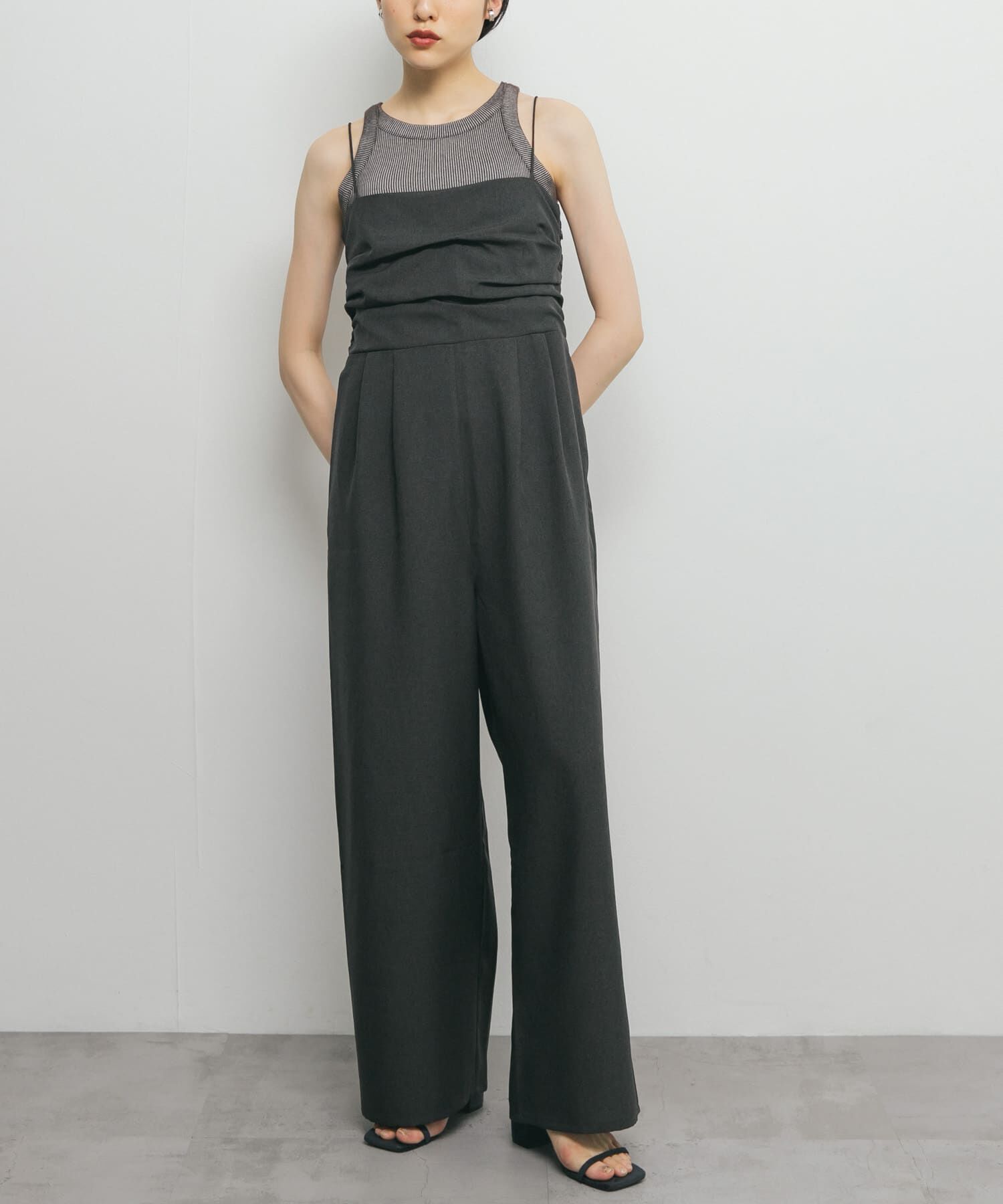  「バックオープンキャミサロペット」|スカート|