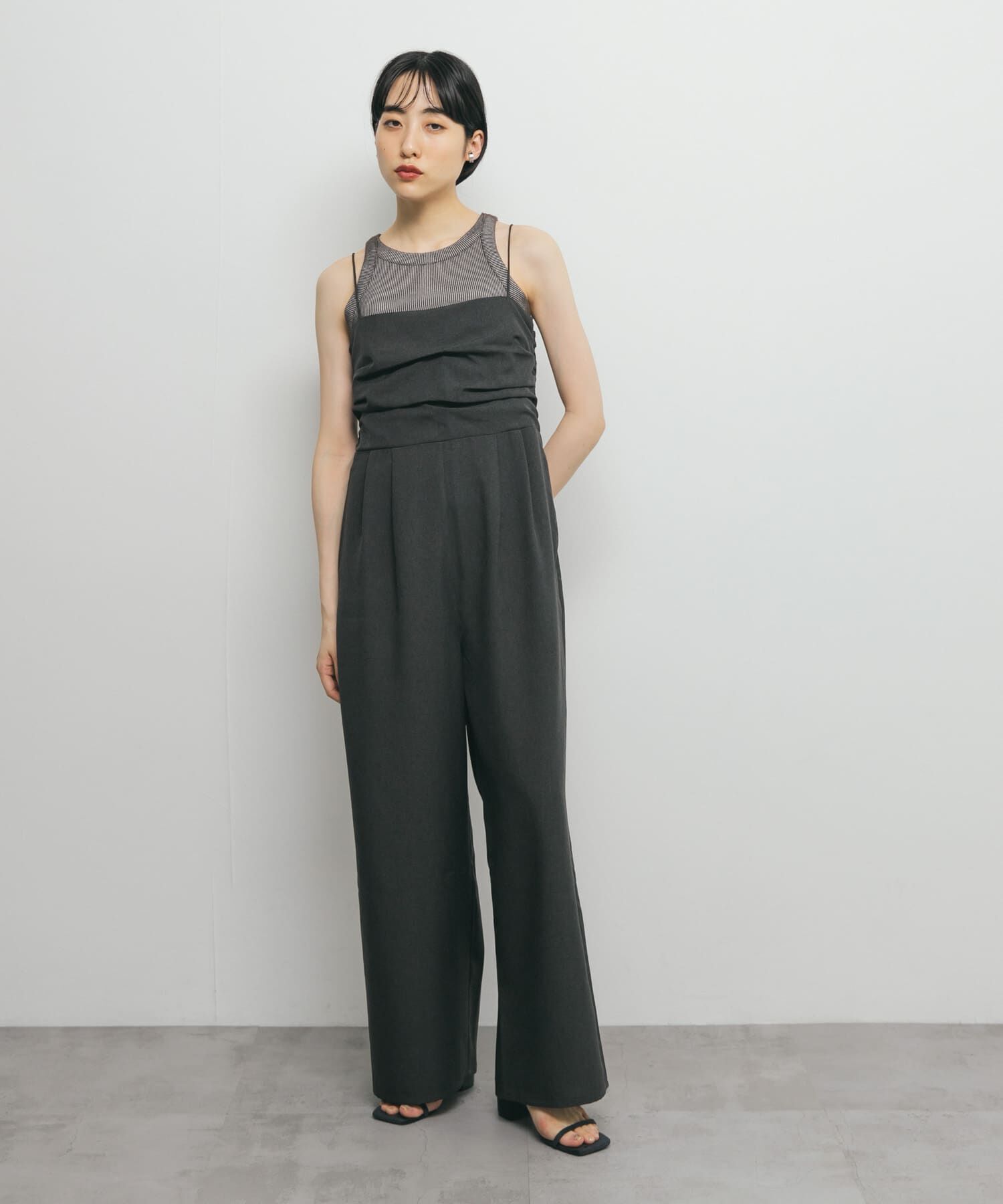  「バックオープンキャミサロペット」|スカート|