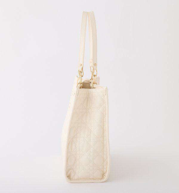  「【WEB限定リバイバル】エンブレム付きキルティングキャリーオントート」|ショルダー・メッセンジャー|