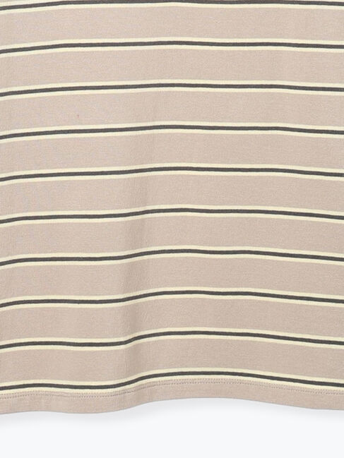 Samansa Mos2「マルチボーダーヘンリープルオーバー」|Tシャツ・カットソー|