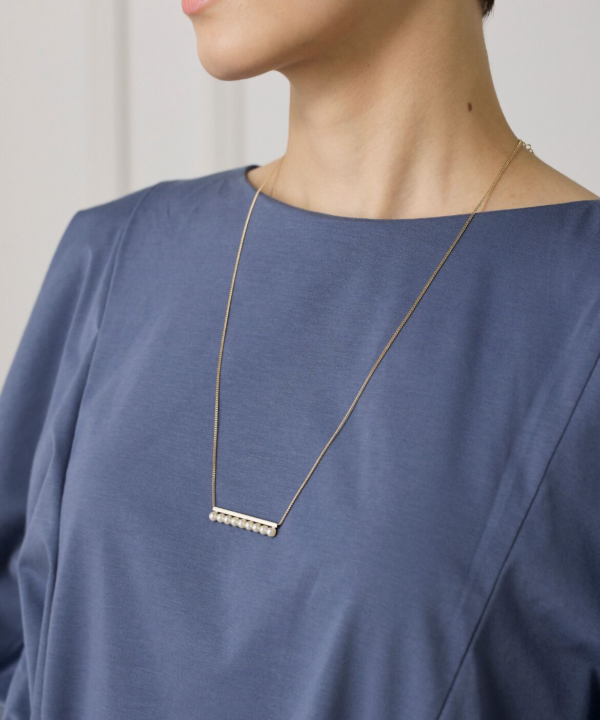 7-IDconcept.「パールバー ゴールドネックレス」|その他|